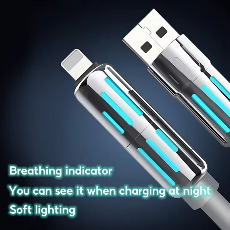 Eary 4-in-1 USB-C Cable (6Ft) - 240W Fast Charging and Data Transfer for iPhone 15, MacBook, iPad, and Samsung Devices