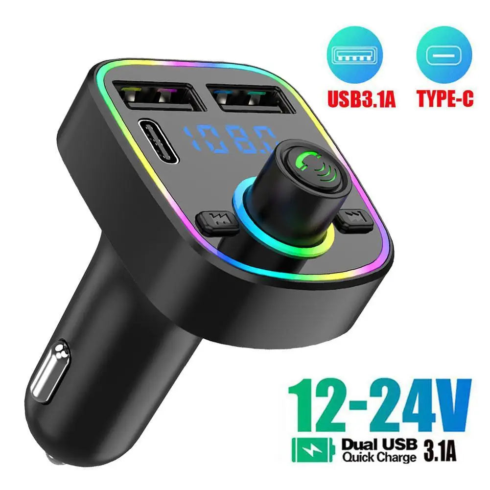Bluetooth Handsfree Car MP3 FM Modulator and Audio Player