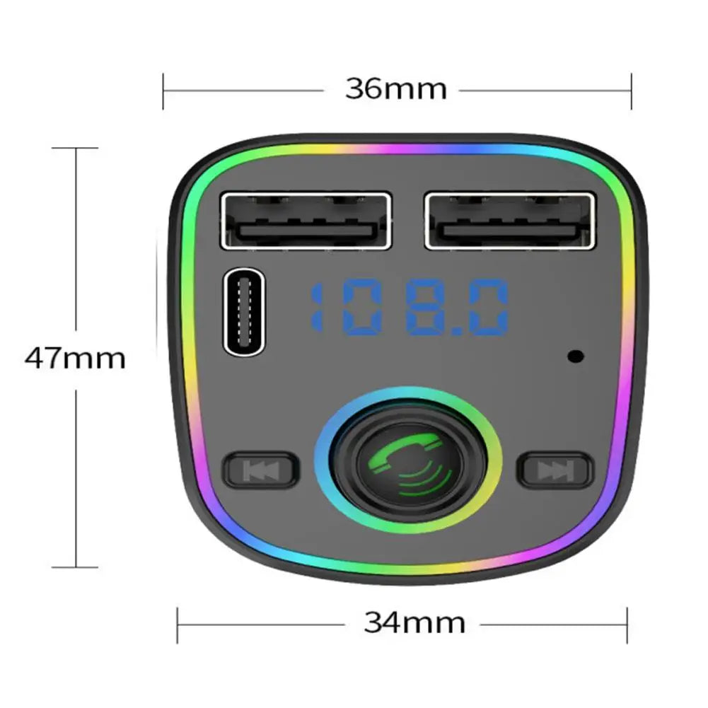 Bluetooth Handsfree Car MP3 FM Modulator and Audio Player